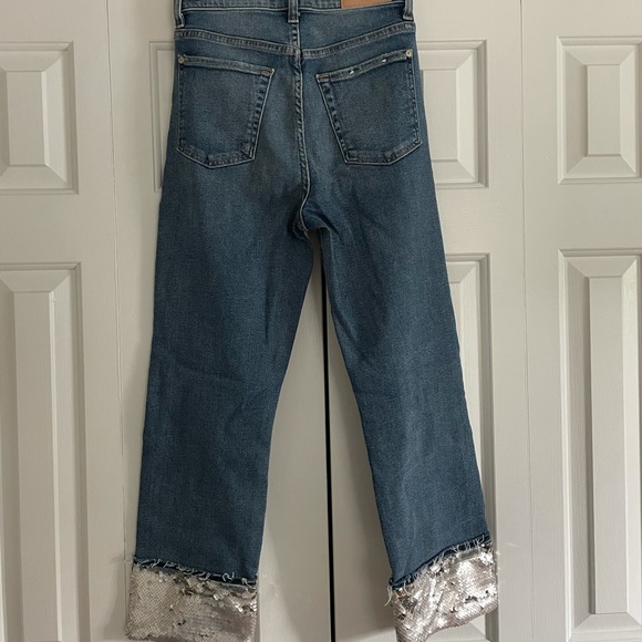 LUXE VINTAGE SEQUIN BOYFRIEND JEAN - Picture 6 of 9